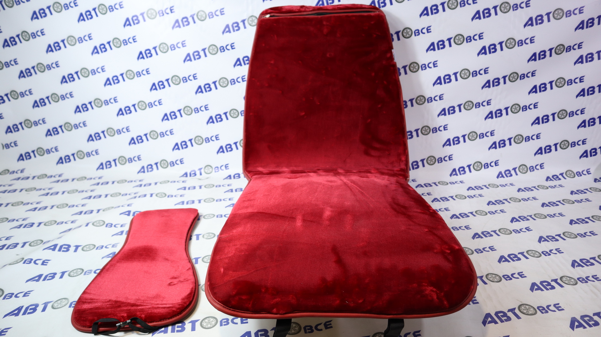 Накидки на сиденье Фронт ALPACA FRONT Бордовый (искусственный мех) CAR FASHION
